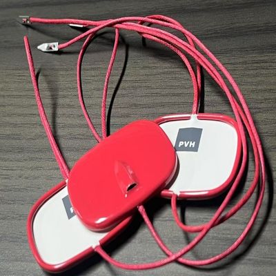 500Pcs πλεγμένες κρεμασμένες ετικέτες Snap Lock Νάιλον πλαστικές τιμές ετικέτες