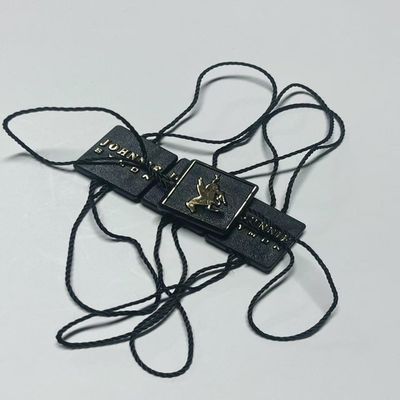 Ετικέτα τιμής ενδυμάτων Swing Ετικέτες δέσμων Μαύρες ετικέτες κρέμασης