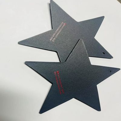 Εμπορικά ρούχα Swing Clothing Hang Tag Star Design Για Ευχαριστήσεις Κόμματος