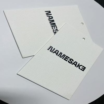 Γράψιμο ένδυση ρούχα Hang Tag 280gm Bristol Board για λιανική πώληση