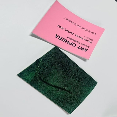 Rectangle Bags and Jeans Leather Label for Business