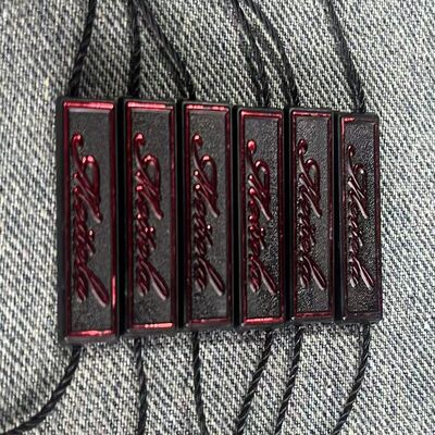Cotton Black Hang Tag String Rectangle Design Featuring 02mm Thickness Suitable for Fashion Labeling and Merchandise Tags