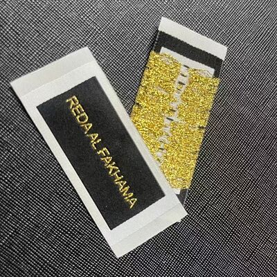 Ultrasonic Cut With End Fold Woven Clothing Labels Customized Soft Fabric Tags Ideal for Clothing Branding and Textile