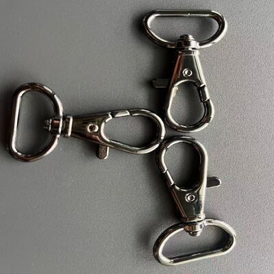 Die-casting Polishing Plating Bag Making Accessories Featuring Zipper Closures and Strong Hardware for Bag Manufacturing