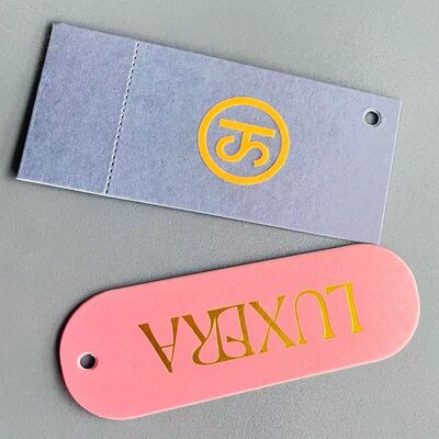 Snap Lock Clothing Hang Tag Easy To Hanging Tags Offering Practical Garment Identification And Retail Presentation