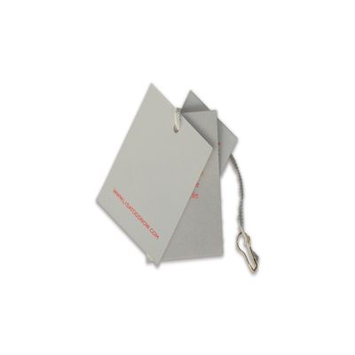 Πλήρες χρώμα Αειφόρο χαρτί ρούχα Jacket Hang Tag Custom