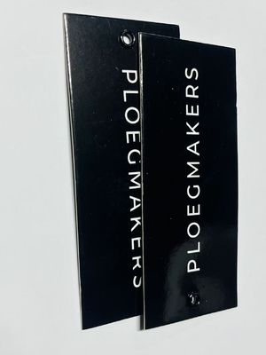 Προσαρμοσμένα αξεσουάρ Swing από χαρτόνι Κρεμάστε την ετικέτα για ρούχα 500 πακέτο