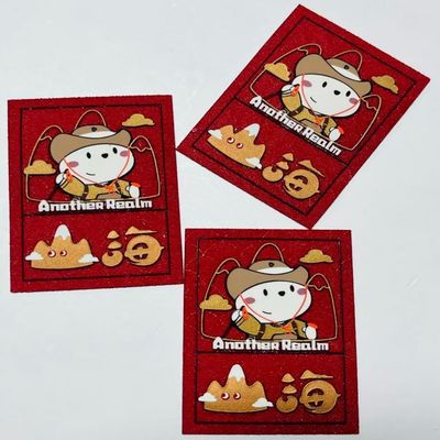 ODM αυτοκόλλητες ετικέτες ρούχων μεταφοράς θερμότητας 38x54 42x62